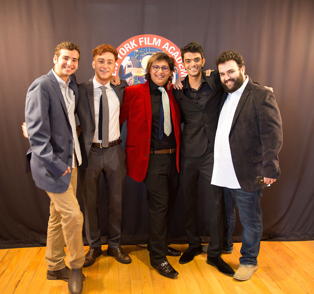 nyfa family at the 2016 nyfa fall film commencement ceremony