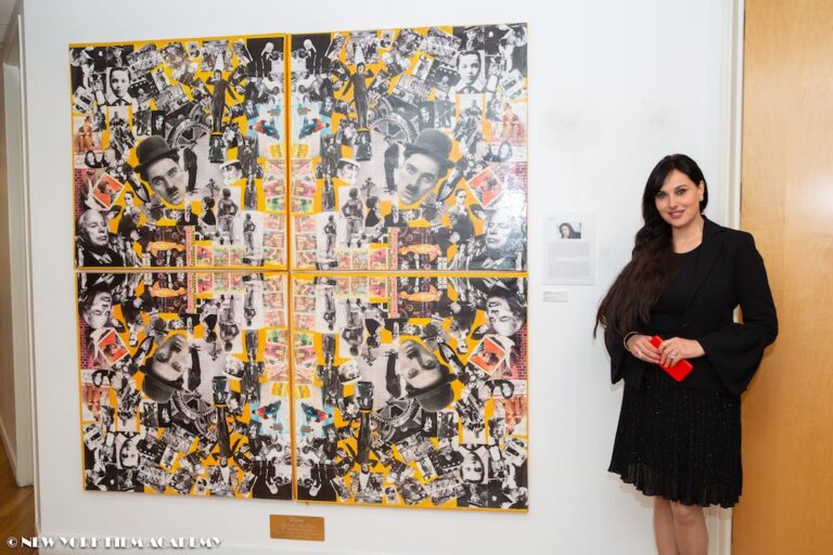 Artist Isabelle Adriani Donates Cinematic-Themed Artwork to New York Film Academy (NYFA)