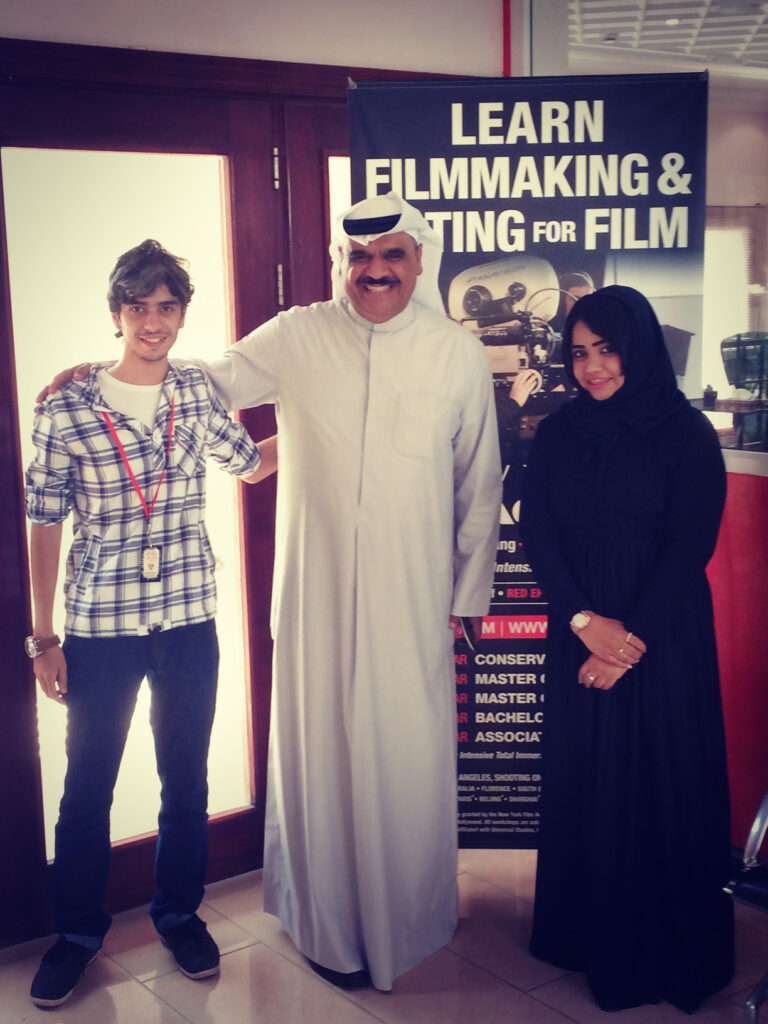 Kuwaiti Actor Dawood Hussain Visits NYFA Abu Dhabi