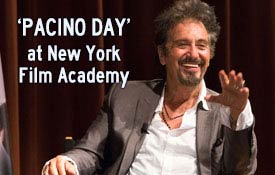 ‘PACINO DAY’ AT NEW YORK FILM ACADEMY