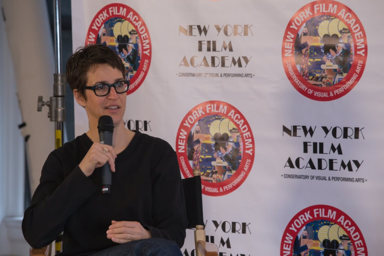 MSNBC’s Rachel Maddow Speaks at NYFA Battery Place