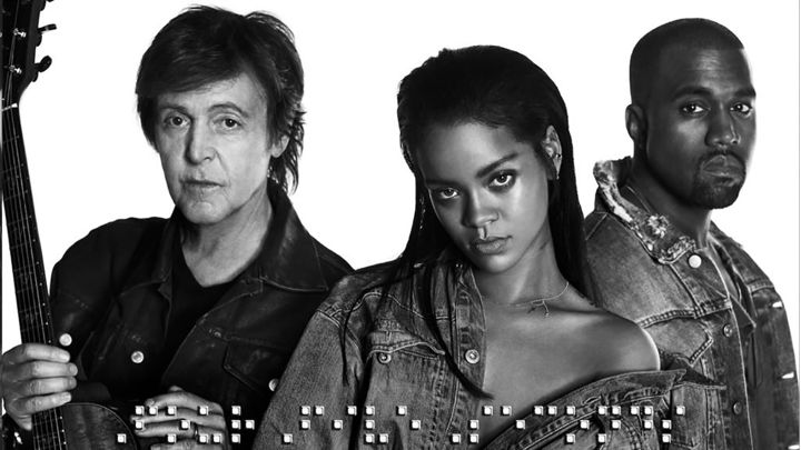 Rihanna, Kanye West, and Paul McCartney Release Music Video for “FourFiveSeconds”