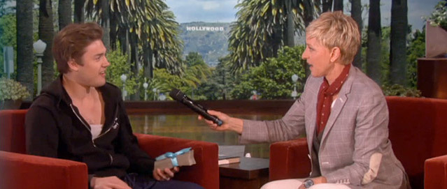 ELLEN DEGENERES BRINGS NEW YORK FILM ACADEMY LOS ANGELES STUDENT LIVE ONTO HER SHOW