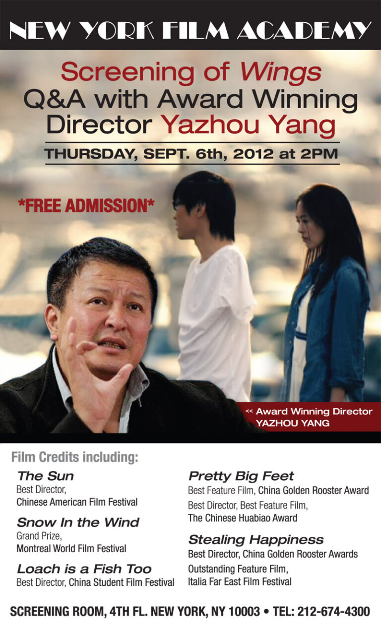 Screening with Award Winning Director Yazhou Yang